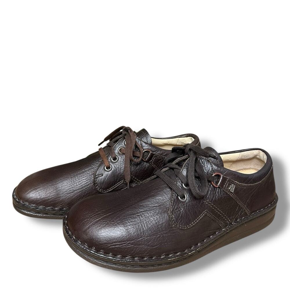 Finn Comfort Vaasa Mens Size 41 Brown Leather Comfort Shoes New Without Box US 8